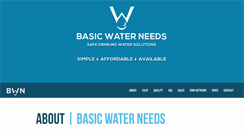 Desktop Screenshot of basicwaterneeds.com